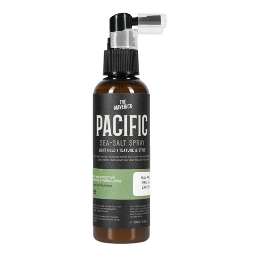 Create desired hair volume with Pacific Sea Salt Spray by The Maverick