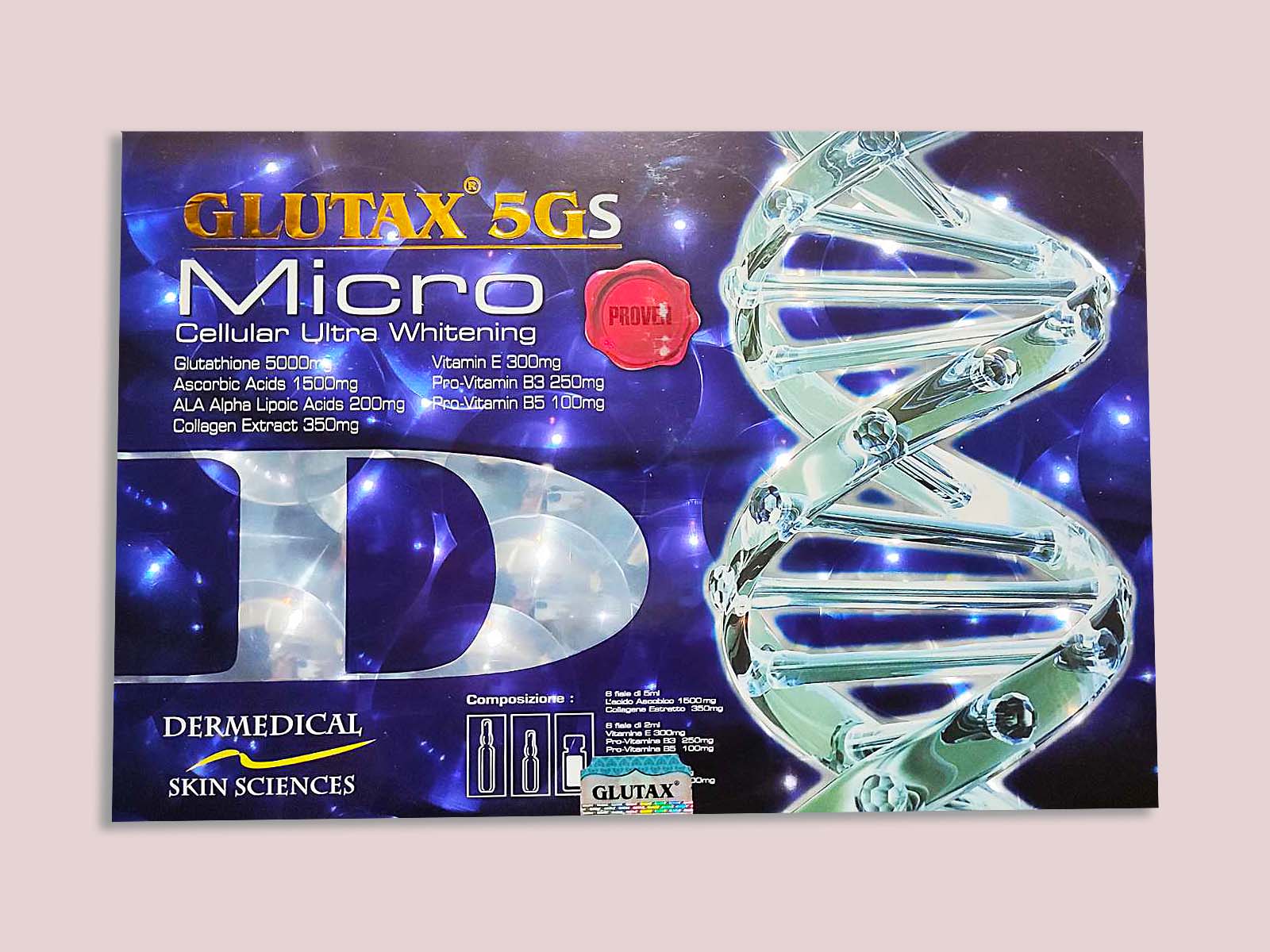 NEW! Glutax Micro 5GS (6 vials) NBBGlutathionebyAbby NEW! Glutax Micro 5GS (6 vials) NBBGlutathionebyAbby