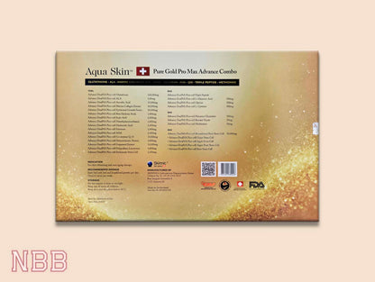 Aqua Skin Pure Gold Pro Max Advance Combo