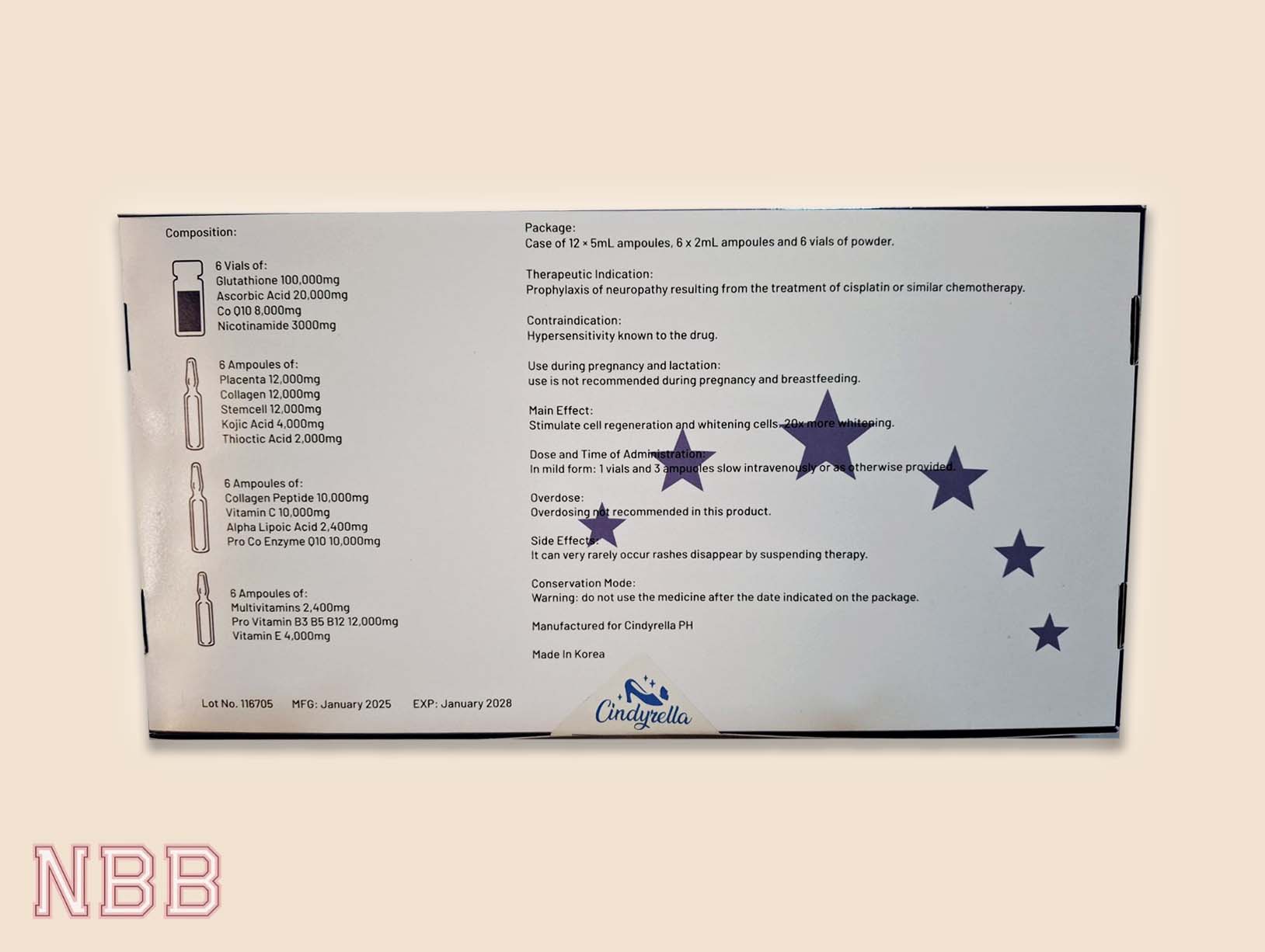 Cindyrella Celestial Drip w/ NAD+ NBBGlutathionebyAbby Cindyrella Celestial Drip w/ NAD+ NBBGlutathionebyAbby