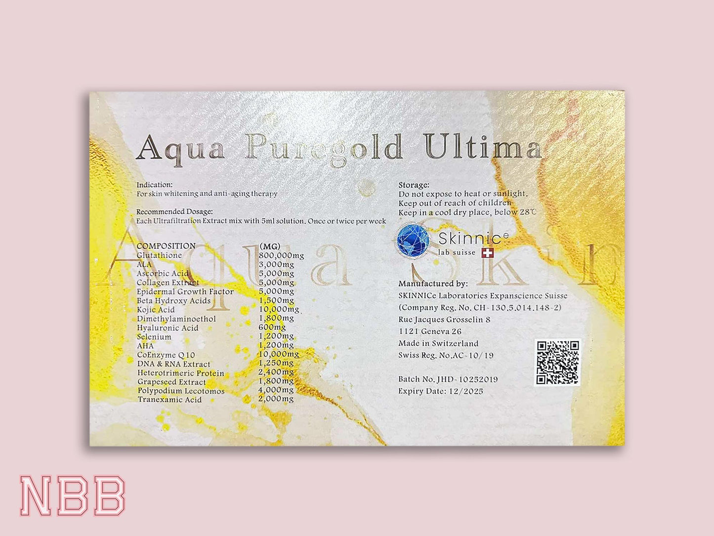 Aqua Skin Puregold Ultima (The Original)