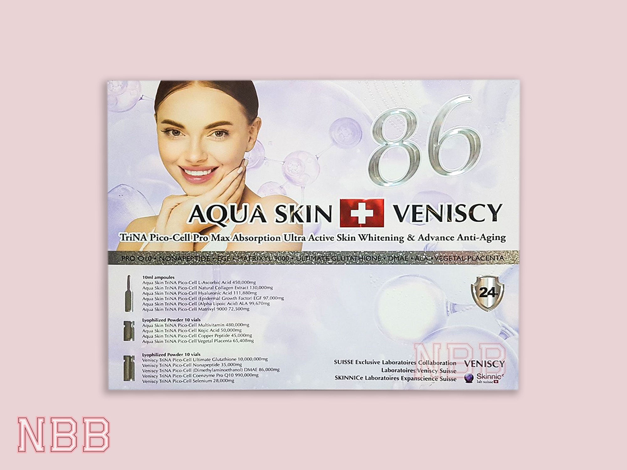 Aqua Skin Veniscy 86 NBBGlutathionebyAbby