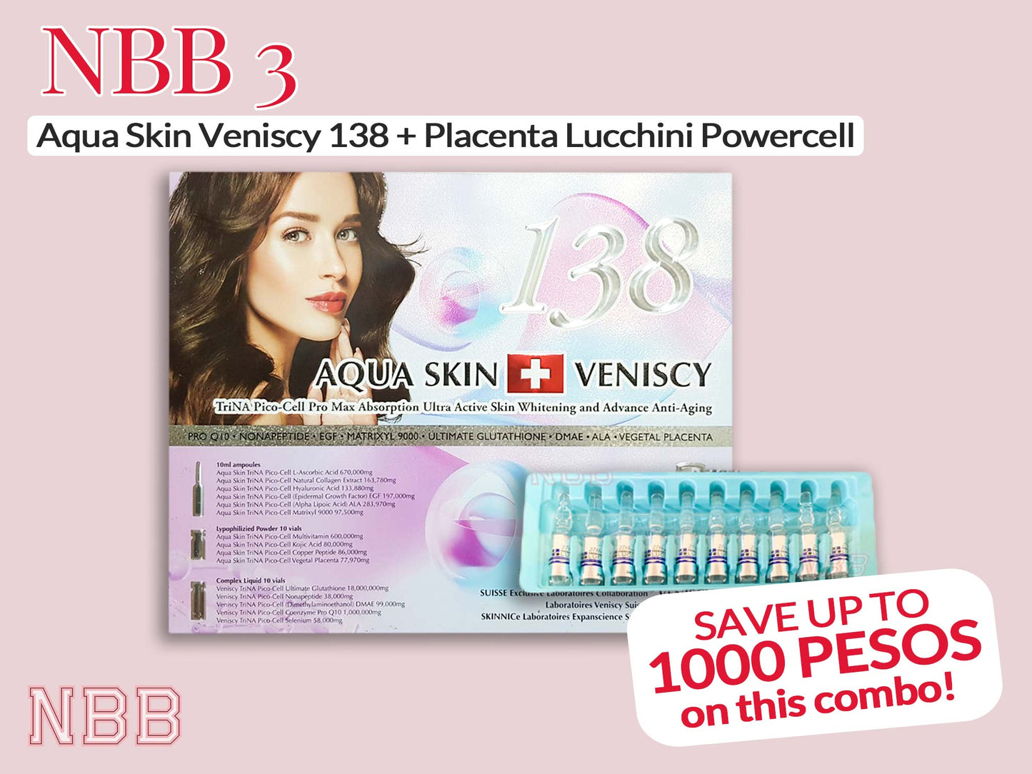 Aqua Skin Veniscy 138 + Placenta Lucchini Powercell