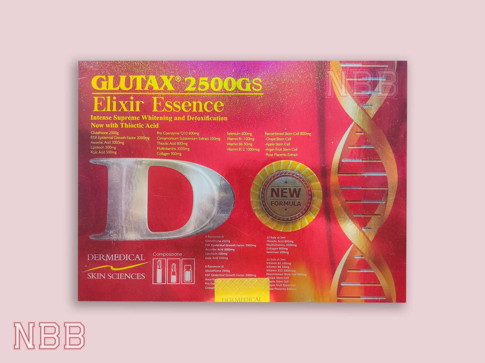 how do we get glutathione Glutax 2000gs advanced recombined white rna active cells injection main image 0