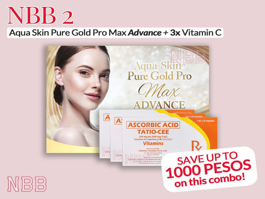 Aqua Skin Puregold Pro Max Advance Pinkish White + 3x Vitamin C