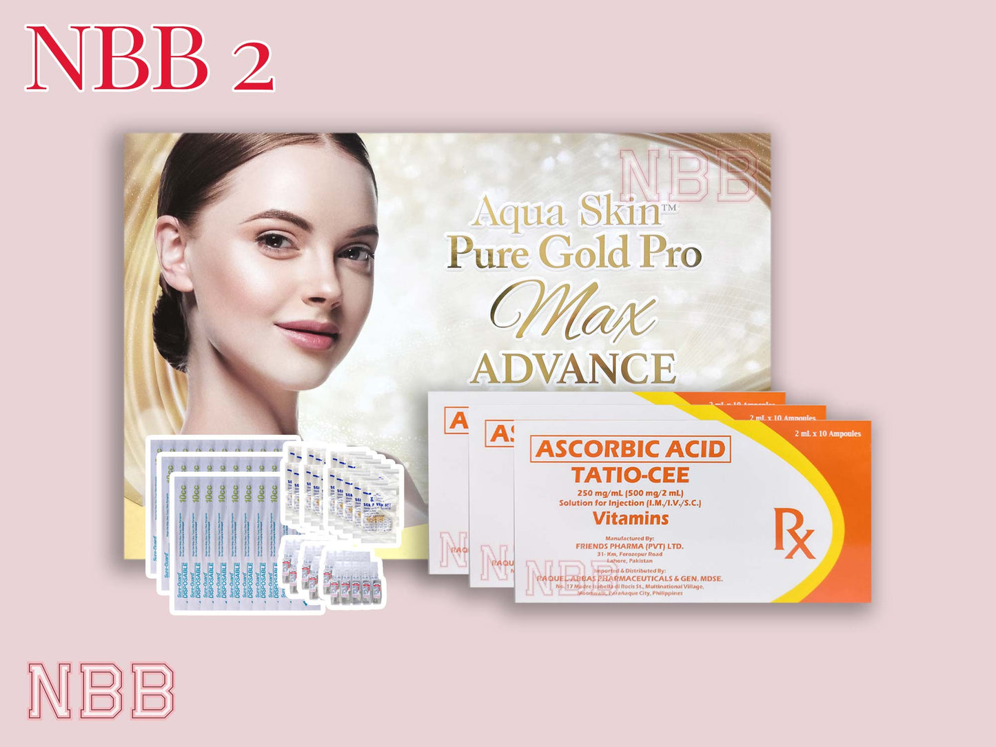 Aqua Skin Puregold Pro Max Advance Pinkish White + 3x Vitamin C