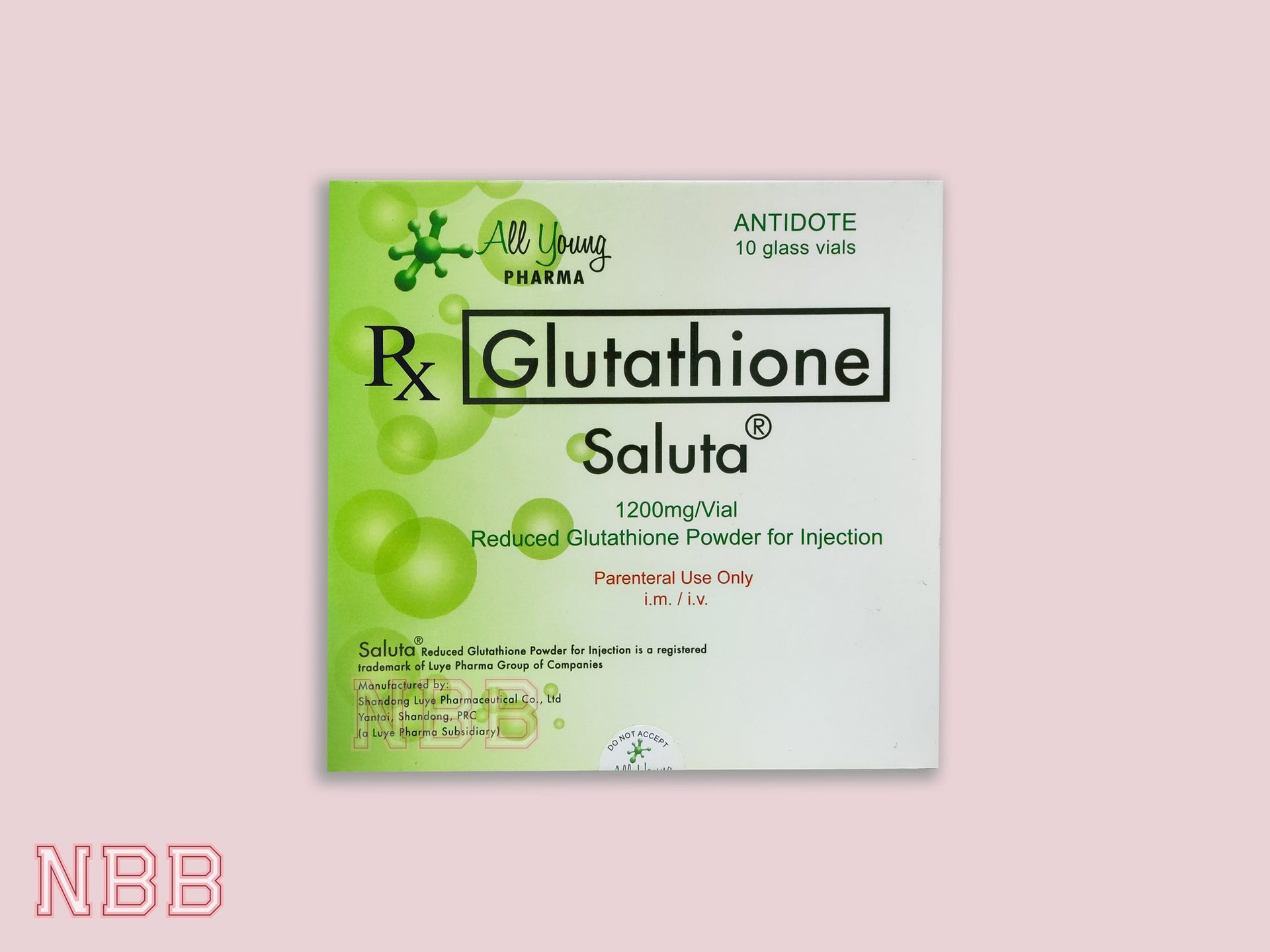 1200 mg saluta glutathione cheska Saluta 600mg / 1200mg / 1800mg – NBBGlutathionebyAbby