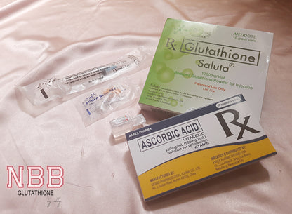 Saluta 600mg / 1200mg / 1800mg NBBGlutathionebyAbby Saluta 600mg / 1200mg / 1800mg NBBGlutathionebyAbby
